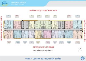 Mặt bằng Viha Complex tầng 5