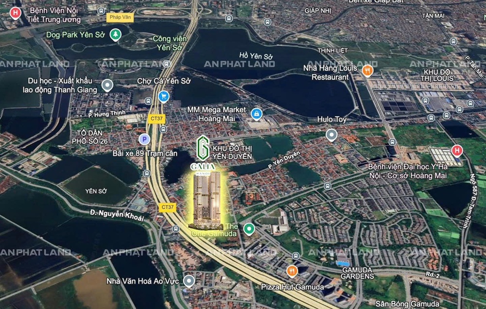 Vị trí Galia Hà Nội – Liên kết khu vực linh hoạt, giá trị không ngừng gia tăng